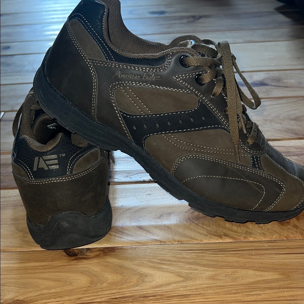 American Eagle Outfitters Brown and Black Sneakers